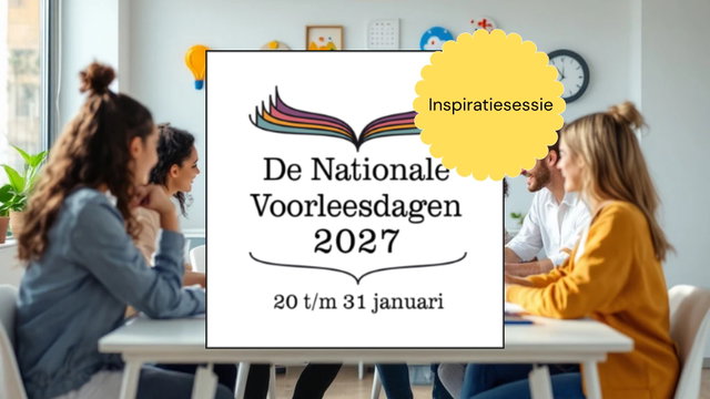 Inspiratiesessie Nationale Voorleesdagen 2027