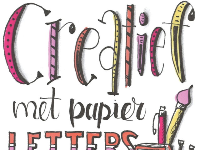 Creatief met papier, letters, kleur en meer...