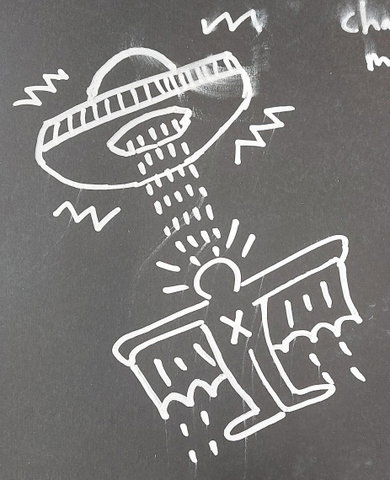 Keith Haring krijtwerken (6-12 jr)