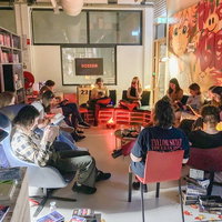 Silent Reading Party op Goudasfalt