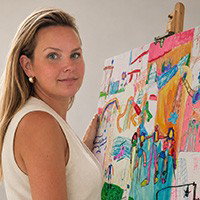 Teken jouw droomwereld en word onderdeel van een echt kunstwerk!