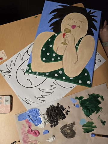 Vrolijke Schilderworkshop (15+)