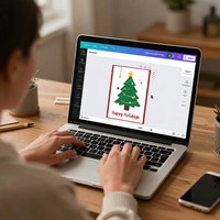 Maak je eigen kerstkaart in Canva