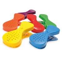 Leesbevordering | Voorschool, Groep 1-3 | Recordable Pegs | Spraakrecorder wasknijper