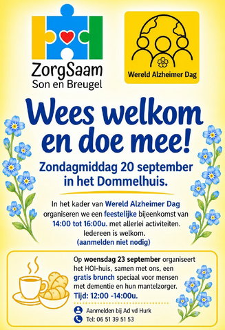 Wereld Alzheimerdag 2026 Son en Breugel