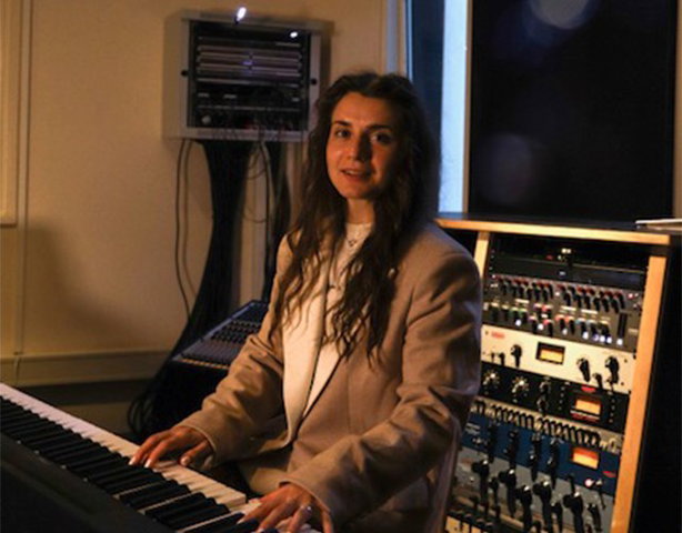 Live muziek door Viktoriia Biletska