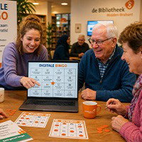 Digitale Bingo: leer, lach & ontmoet