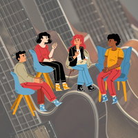 Taalcafé met live muziek - Language café with live music