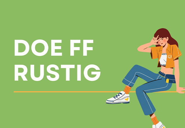 Doe ff rustig: oplaadpunt