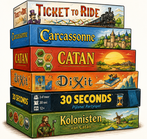 Nieuw: Bordspellen in de bieb
