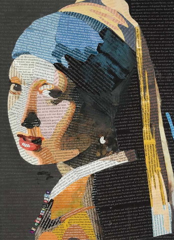 Expositie: KnipArt van Adri Edenburg - Schilderen met woorden