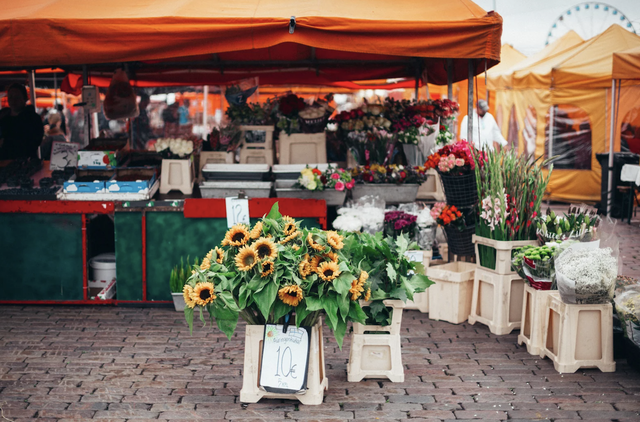 De bieb op de markt!