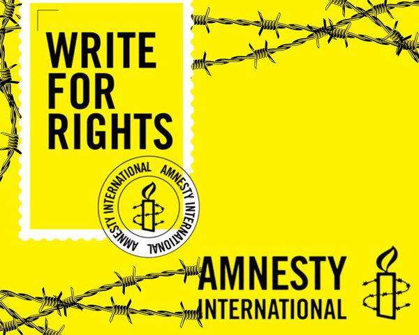Schrijven voor Amnesty International