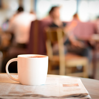 Krant - Koffie, Week van lezen en schrijven in Bodegraven