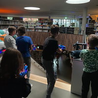 Lasergamen in de bieb