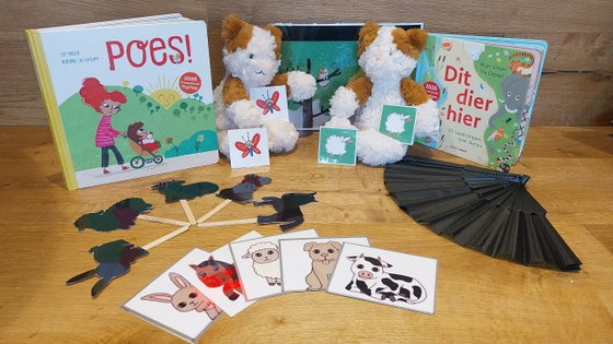 Voorleeskist: Poes! (thema buiten, dieren, zintuigen)