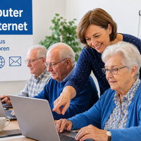Dijk en Waardse Senioren in Beweging: Cursus digitaal meedoen (1 cursus = 5 bijeenkomsten)