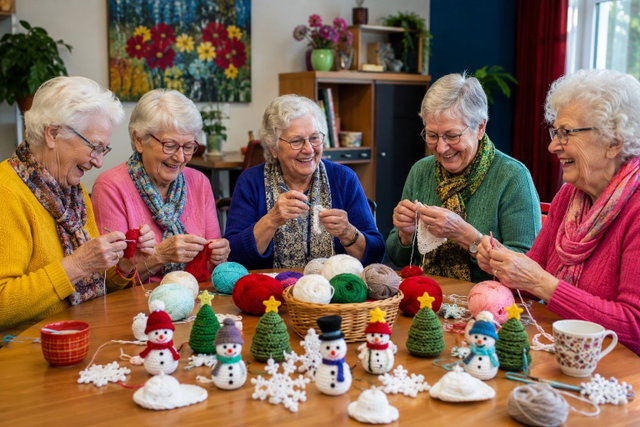 Dijk en Waardse Senioren in Beweging: Haak aan bij winterdecoratie haken!