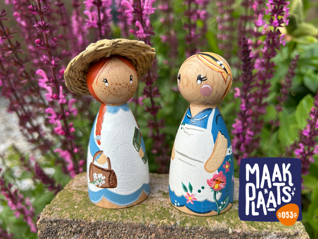 Waanzinnige pegdolls schilderen - Alice en Anne (8+ en volwassenen)