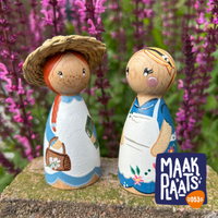Waanzinnige pegdolls schilderen - Alice en Anne (8+ en volwassenen)