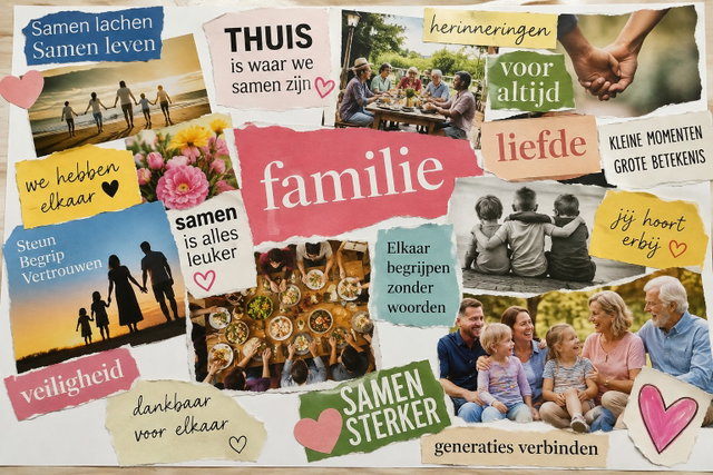 Creatieve verhalentafel ‘Familie’