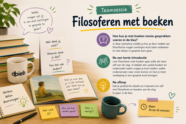 Teamsessie - Filosoferen met boeken