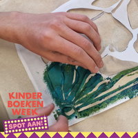 Workshop Tamponeren voor Paarse Vrijdag
