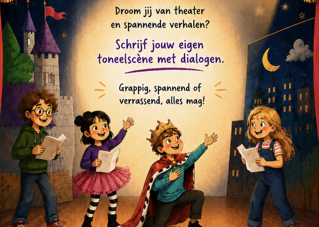 Onthulling winnaars Schrijfwedstrijd Kinderboekenweek