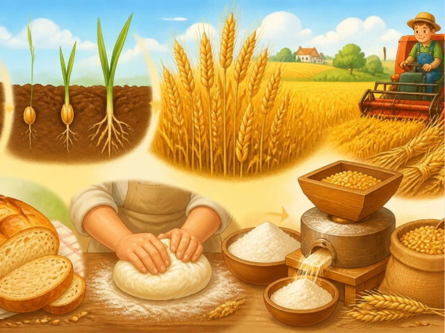 Voorlezen: Van zaadje tot brood