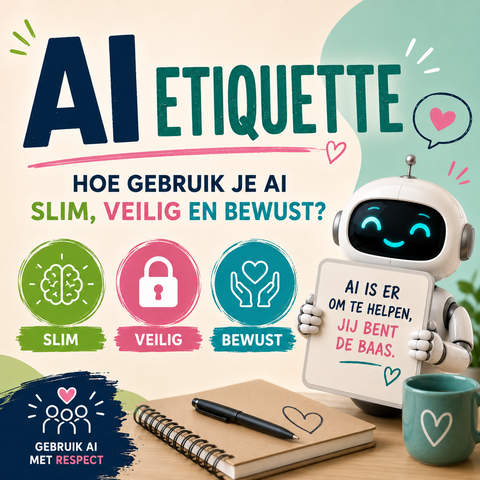 AI etiquette: hoe gebruik je AI slim, veilig en bewust? | workshop