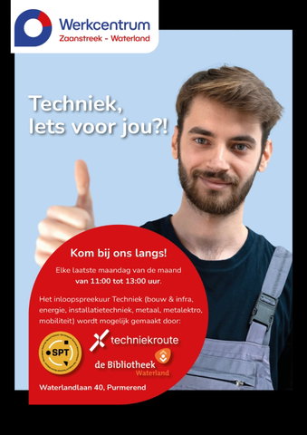 Inloopspreekuur Techniek van Werkcentrum Zaanstreek-Waterland