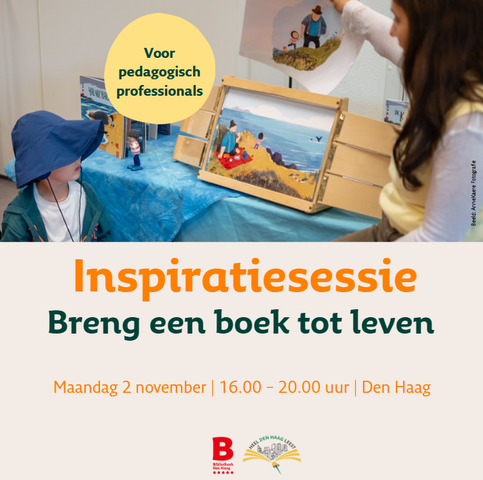 Inspiratiesessie pedagogisch professionals #5 Breng een boek tot leven!