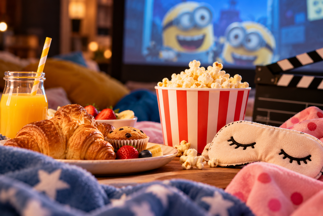 Pyjamaontbijt & film Minions en Monsters (6+)