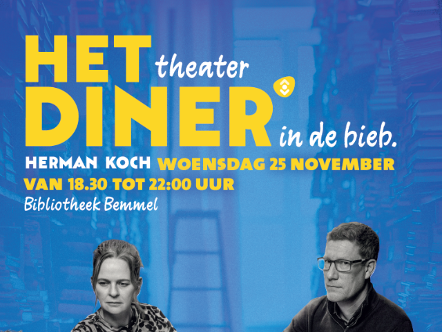 Heel Nederland Leest | Het Theaterdiner in Bemmel