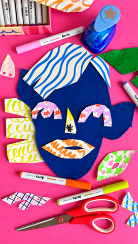 Workshop Playful Portraits: Draw, Cut & Create!