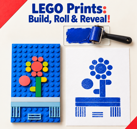 Workshop LEGO Prints - Build, Roll & Reveal!