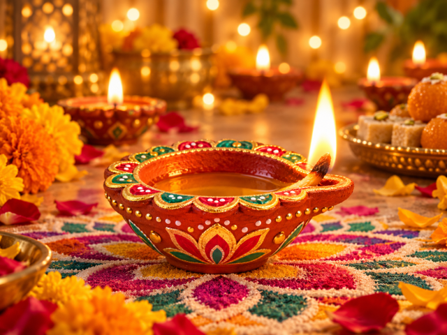 Workshop Diwali lichtje maken (4-8jr) 18-11-2026 15:30
