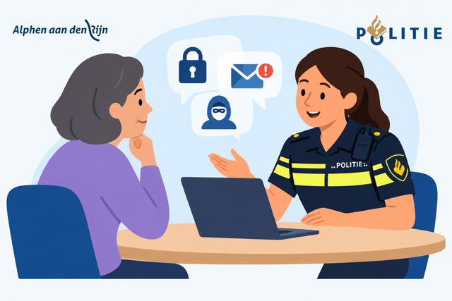Inloopspreekuur: digitale veiligheid met de Politie en Gemeente Alphen aan den Rijn