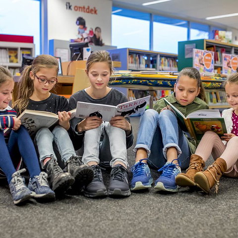 Skoolzone in Bibliotheek Helmond