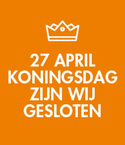 Bibliotheek gesloten i.v.m. Koningsdag