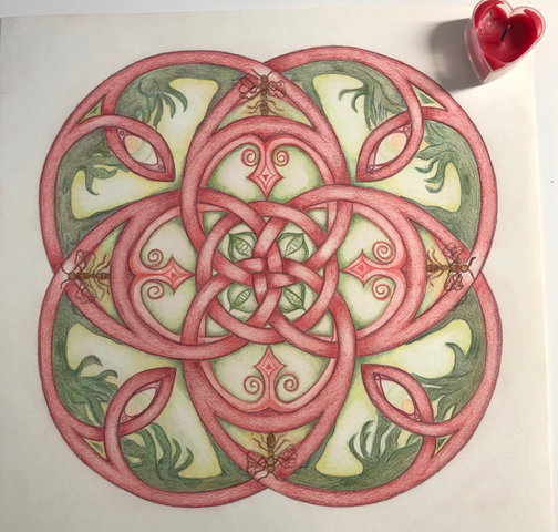 Workshop Caroline Adriaans: mandala tekenen