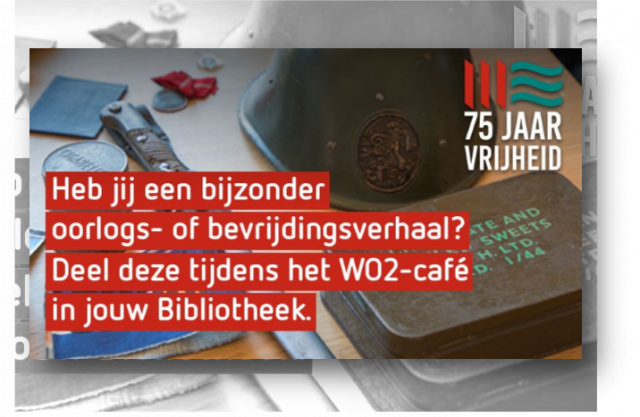 Deel jouw verhaal tijdens het WO2-café in de Bibliotheek Eibergen