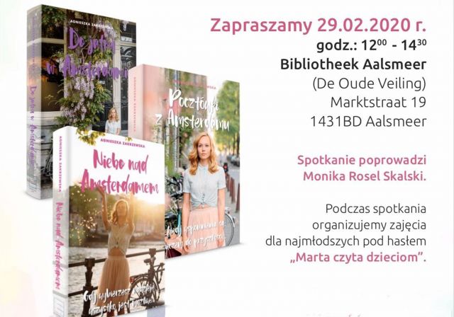 Boekpresentatie Agnieszka Zakrzewska 29-02-2020 12:00