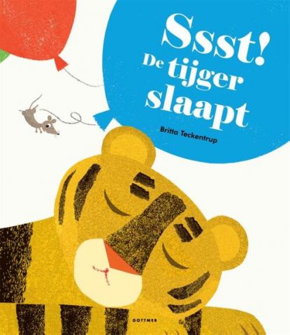 Vertelplaten (thema slapen/dieren) : Ssst! De tijger slaapt