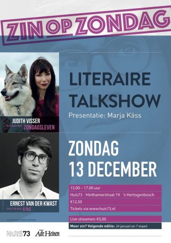 Livestream Zin op Zondag Literaire Talkshow