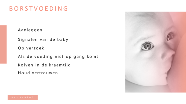 Online voorlichting: Borstvoeding