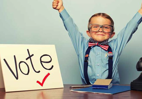 Stem op mij! Verzin je eigen partij - online