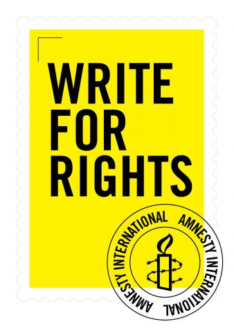 Amnesty Write for Rights Schrijfactie