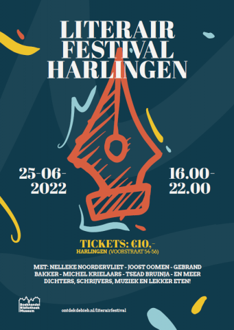 Literair Festival Harlingen | Bijna uitverkocht! Bestel nu de laatste kaarten! 25-06-2022 16:00