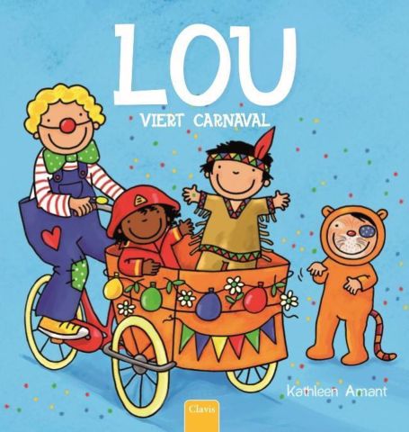 Vertelplaten (thema carnaval): Lou viert carnaval